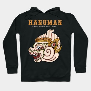 Hanuman Thai Mural Painting Hoodie